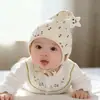Chapéu de Bebê Ins Primavera e Outono Estilo Fino Chapéu de Proteção da Fontanela para Bebês Machos e Fêmeas, Chapéu de Elfo Pontudo para Recém-Nascidos de Pouca Idade Estilo Coreano