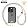 Lanyard para teléfono móvil con explosiones se puede colgar en la espalda cuerda ajustable para colgar en el cuello cuerda tejida corta para la muñeca anti-pérdida venta al por mayor de fábrica