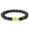 Pulsera de Piedra Ojo de Tigre de Cristal Blanco Natural Pulsera Valiente para Hombre Piedra Proverbios Seis Palabras Pulsera de Cuentas de Ágata Escarchada