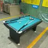 Mesa de Billar para Uso Doméstico, Mesa de Billar Elegante Estilo Americano, Bola Estándar, Plegable, Altura Ajustable, Se Puede Convertir en una Mesa de Ping Pong, Modelo Nuevo