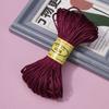 Linha 6 20 m Ano da Queima Pulseira de Corda Trançada Vermelha Cordão com Pingente Nó Chinês Fio de Corda Trançada Vermelho Bebê