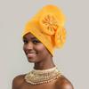 Amazon Aliexpress Nuevo Capa Espacial Floral con Pedrería Turbante Africano Sombrero Indio en Stock