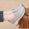 Zapatos Deportivos Populares de Comercio Exterior de Venta Caliente con Tacón de Cuña y Suela Gruesa para Correr al Aire Libre y Viajes, Zapatos Casuales Cómodos con Cremallera Interior de Tacón Alto