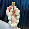 Cadena para Teléfono Móvil, Llavero de Estrella de Cinco Puntas con Cuentas, Cuentas Luminosas Lindas, Colgante para Bolso, Llavero de Coche, Pequeño Regalo para Parejas