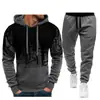 Otoño e Invierno nuevo suéter casual con estampado de salpicaduras de tinta para hombre sudadera con capucha sudadera con capucha abrigo traje