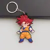 Llavero Colgante Dragon Ball Saiyan Broley Rey Mono Beiji Taya Madera Té Cadena de Llaves