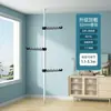 Barras de soporte telescópicas ajustables para balcones, tendederos y cortinas - una barra retráctil multifuncional, resistente y sin taladro