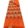 Bordado Floral Vazado Tecido de Tule Suíço Tecido para Vestido de Casamento Nigeriano Tecido de Algodão