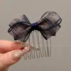 Pente para Cabelo com Estampa de Leopardo Retrô Doce Sem Costura com Múltiplos Dentes Estilo Coreano High-End Versátil Presilha de Cabelo para Mulheres Adultos Acessórios de Cabelo Headwear