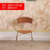 Silla con Respaldo, Silla de Ratán, Silla Pequeña de Ratán para Niños, Silla de Balcón, Silla de Ratán para Exteriores, Silla Individual de Ratán Tejido para Uso en el Hogar