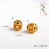 Oro Arena Vietnamita Accesorios DIY Tótem Cuentas con Agujero Grande Pulseras a Juego para Parejas Materiales Accesorios La Fortuna Llega con el Tiempo