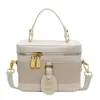 Bolso de Mano Retro de Moda y de Alta Gama, Bolso Cuadrado Pequeño con un Nuevo Diseño Elegante, Bolso Cruzado de Hombro Único con Bloques de Color de Moda