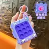 Chaveiro brinquedo criativo de animalzinho que brilha para alívio do estresse, gadget divertido de descompressão para estudantes, pequeno pingente presente atacado