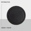 Toalla Exfoliante Estilo Celebridad, Indolora y Suave con la Piel, Almohadilla Redonda Negra para Frotar para Eliminar la Suciedad y Exfoliar la Espalda