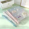 Libro de Almacenamiento de Joyería de Hojas Sueltas A5 Bolsa de Joyería de PVC Pendientes Pulsera Anti-Oxidación Transparente Portátil Bolsa de Almacenamiento de Gran Capacidad