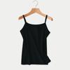 Camisola blanca de fondo para mujer, verano, uso interior y exterior, moda modal combinable, top sexy sin mangas, verano delgado