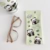 Bolsa para Gafas de Panda Funda Protectora para Gafas de Sol Bolsa Portátil para Guardar Gafas de Sol Cierre Automático Bolsa para Gafas de Miopía para Estudiantes