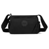 Comércio Exterior Transfronteiriço 2025 Novo Modelo Bolsa Feminina Simples Plissada Multicompartimentos Tecido de Nylon Impermeável Leve Bolsa de Ombro Bolsa Transversal