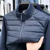 Chaqueta de algodón para hombre Oli de terciopelo, chaqueta con cremallera de polar con retazos de moda, amplio stock disponible para ventas transfronterizas