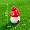 Micro Paisagem Criativa Fofo Elfo Cogumelo Casa Pequena Artesanato de Resina Acessórios de Decoração DIY Enfeites de Mesa