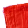 Bolsas rojas de PE autosellantes, bolsas autosellantes de plástico, bolsas de hueso impermeables y engrosadas, bolsas de embalaje transparentes