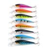 Señuelo Minnow Flotante Set Láser Largo Alcance Pesca Lubina Caballa Cebo Boca Torcida Lengua Larga Corriente Cebo Falso Pesca Salvaje
