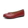 Wei Wei Girl 8293-3 Zapatos de Pata de Cerdo Zapatos de Punta Dividida Zapatos Planos de Boca Baja para Mujer Zapatos de Ballet Casco de Caballo Slip-on