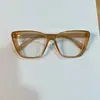 Gafas de Sol de Moda Europeas y Americanas Transfronterizas Monturas de Gafas Gato Gafas de Sol Ojo de Gato Modernas Versátiles Adelgazantes Gafas de Sol de Gama Alta Montura Grande Gafas sin Graduación