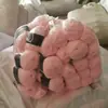 Ovillo de Hilo de Algodón de Leche Acrílico de 4 Hebras para Muñeca Crochet Venta al por Mayor Hilo Tejer Crochet DIY Grosor Medio Hecho a Mano