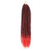 Peluca europea y americana twist comercio exterior onda de agua fibra química trenza sucia peluca onda de agua cabello de ganchillo