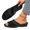 Nuevas Pantuflas de Talla Grande para Mujer de Primavera y Verano, Suela Plana, Modernas, de Moda, Antideslizantes, Resistentes al Desgaste, Sandalias para Mujer, Zapatos Populares para Mujer