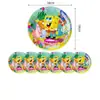 Suministros para Fiesta de Cumpleaños Temática de Bob Esponja Transfronterizos Decoración de Escena para Fiesta Infantil Bebé