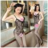 Lingerie Sexy para Mulheres, Camisola de Renda com Laço, Tentação Uniforme, Roupa para Encontro, Flerte Sexy 1228