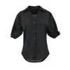 Camisa Estilo Old Money para Mujer Verano 2026 Chic Francés Manga Media Blusa Estilo Coreano Muy Elegante Holgada Corta