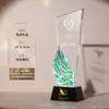 Trofeo de Cristal Hecho a Medida para Premios de Alta Gama y Elegantes para Empleados Destacados, Campeones de Concursos Creativos y Premios de Reunión Anual