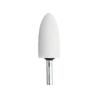 Cabezal de pulido eléctrico de corindón blanco, mango de 6 mm, muela de amolar, cabezal de pulido de metal de piedra de sillín, cabezal de pulido de cerámica de corindón cromado