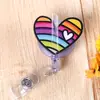 Portatarjeta de Identificación con Insignia Dibujo Animado Hebilla de Fácil Extracción Permiso de Trabajo Hebilla de Fácil Extracción Hebilla Telescópica Cordón con Cable Portatarjetas