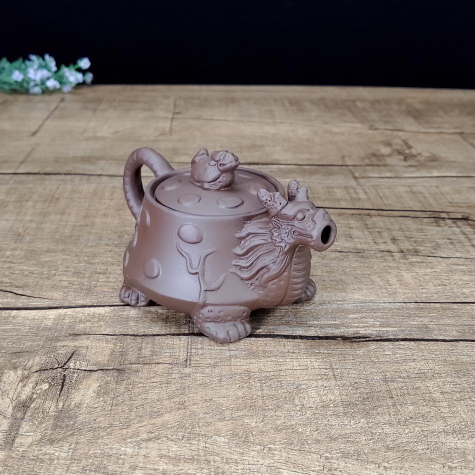 无釉小龟龙壶180毫升