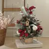 Set de Árbol de Navidad de Venta Caliente Transfronteriza Diseño de Escena Navideña Escritorio de Oficina DIY Accesorios Adornos
