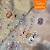 Adesivos de Manicure Tomoni Finos e Resistentes Estilo Chinês Novos Adesivos de Unha Estilo Chinês Ultra-Finos Sem Deixar Rastro Arranjo de Flores Joia Adesivo Material