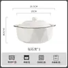 Louça de Cerâmica Jingdezhen 2026 Novo Modelo Conjunto de Tigelas e Pratos de Porcelana para Uso Doméstico, Tigelas e Pratos de Cerâmica Simples, Pratos de Arroz, Tigelas para Macarrão, Tigelas para Sopa