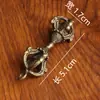 Adorno de cetro Vajra de aleación, coleccionable creativo hecho a mano de metal, instrumento ritual estilo Tíbet, artesanía al por mayor