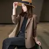 Blazer de mujer estilo coreano 2026, colección de otoño 2026, nuevo diseño casual elegante, top versátil y elegante