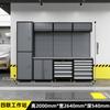 Gabinete de Herramientas Combinado Estación de Trabajo Carrito de Herramientas para Reparación Automotriz Taller Combinación de Acero Móvil Reparación Automotriz Gabinete de Acero de Combinación Libre