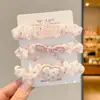 Scrunchies infantiles dulces que no dañan el cabello, coleteros de alta gama para niñas, gomas elásticas para el cabello, accesorios para el cabello y adornos para el cabello