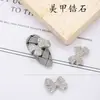 Joyería para Uñas de Moño Nuevo Colgante de Borla Diamante de Zirconia Súper Brillante Popular en Internet Cadena de Joyería para Decoración de Uñas