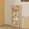 Estantería detrás de la puerta Estante de almacenamiento infantil Madera maciza De pie Estante de almacenamiento integrado Montado en la pared Estante para libros ilustrados Configuración de área de lectura en casa