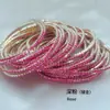 Cadena de garra de 2 mm fila única S6 strass pulsera muy fina pulsera elástica pulsera de tenis transfronterizo pulsera chapada en oro fabricantes lote
