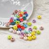 Superficie de Cerámica con Cuentas de Colores Simples Peces Flor de Cinco Pétalos Cuentas Pulsera de Cuentas Hecha a Mano DIY Accesorios Decorativos