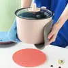 Tapete de Isolamento Térmico Silicone Anti-Queimadura Jogo Americano Nórdico Resistente ao Calor Tapete para Panela Assadeira Tapete para Tigela Doméstico Resistente a Altas Temperaturas Jogo Americano Porta-Copo